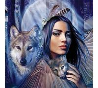 Puzzle 1500 Pièces, Puzzle Adulte, Loup coloré Puzzle 1500 Pièces Adulte, Jeu de Puzzle pour Adultes Enfants, Jouets Cadeau Famille Adulte-35x23 pouces (87 x 57cm)