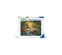 Puzzle 1500 pièces Tigres au plan d'eau