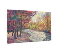 Puzzle 1500 Pièces Rétro Puzzle Adultes Arbre Motif avec Avec Boîte Cadeau, DIY Wooden Puzzl Enjoy Activités de défi Familial pour Tableau Decoration Murale, Cadeau Homme/Femme 87 x 57 cm -1520Y