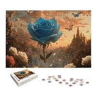 Puzzle 1500 Pièces Rose, Puzzle 1500 Pièces pour Adultes et Enfants à Partir de 14 Ans, Fleur Puzzles Bois avec Une Boîte d'Emballage Exquise, Décoration Murale, Idee Cadeau Femme, Cadeau Homme, -6476