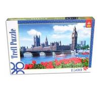 Puzzle 1500 Pièces : Royaume Uni, Londres : Le parlement de Londres, Trefl G