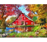 Puzzle 1500 pièces - Sunny Autumn At The Barn