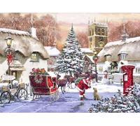 Puzzle 1500 Teile - Village and Santa