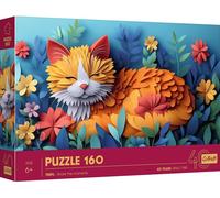 Puzzle 160 40e anniversaire de Trefl PaperArt : Chaton 40049