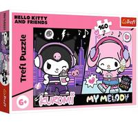Puzzle 160 Kuromi règles Hello Kitty TREFL