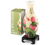 Puzzle 160 pièces - Puzzle 3D Vase - Carp with Lotus