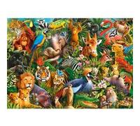 Puzzle 180 pièces : Animaux étonnants Castorland