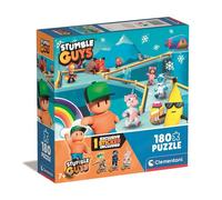 Clementoni Puzzle Stumble Guys 180 pièces – Enfants 7 ans – Multicolore – Fabriqué en Italie 29323