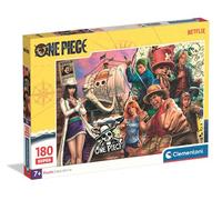 Clementoni | Puzzle Super One Piece pour Enfants 7 Ans+ | 180 Pièces | Dimensions 48,5 x 33,5 cm | Développement Logique et Manuel | Activité sans écran | Idée Cadeau Enfant