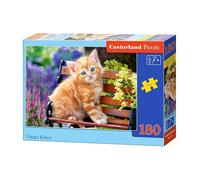 Puzzle 180 pièces Ginger Kitten - CASTORLAND - Animaux - Enfant - A partir de 8 ans