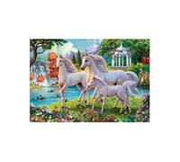Clementoni Puzzle enfant Unicorns at The Waterfall 180 pièces Fabriqué en Italie 29794