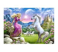 Puzzle 180 pièces - CASTORLAND - Mon amie la Licorne - Fantastique - Enfant - 7 ans et plus