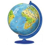 Ravensburger Puzzle 3D Globe, âge recommandé à partir de 6 Ans, 180 pièces, diamètre 20 cm