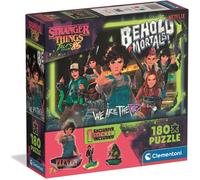 Clementoni | Puzzle Stranger Things 85 pour Enfants 7 Ans+ | 180 Pièces | Dimensions 48,5 x 33,5 cm | Développement Logique et Manuel | Activité sans écran | Idée Cadeau Enfant