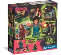 Clementoni | Puzzle Stranger Things 85 pour Enfants 7 Ans+ | 180 Pièces | Dimensions 48,5 x 33,5 cm | Développement Logique et Manuel | Activité sans écran | Idée Cadeau Enfant