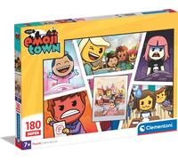 Clementoni - 29067 - Puzzle Emoji - 180 Pièces Super - Jeu Educatif, de Réflexion et de Patience - Image de Qualité - 48,5 x 33,5 Cm - Ã€ Partir de 7 Ans