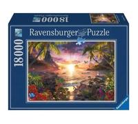 Puzzle 18000 pièces Paradis au coucher du soleil, Ravensburger, Pour adultes