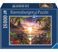Puzzle 18000 pieces Paradis au soleil couchant, Ravensburger, Pour adulte