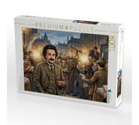 Puzzle · 1919 Die Welt entdeckt Albert Einstein | Albert Einstein · Das Jahrhundertgenie · 1000 pièces · Format assemblé 64 × 48 cm · CALVENDO Puzzle