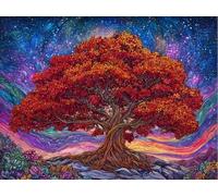 Puzzle - 2 000 pièces - Cadeaux - Peinture - The Trees of Fantasys - Jeux de mémoire et de cognition pour Seniors - Jouet Anti-Stress pour Adultes