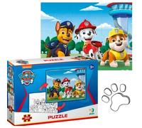 Puzzle 2 en 1 - DODO - Paw Patrol - 30 pièces - Livre de coloriage - Pour enfants 3 ans et plus