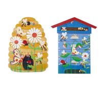 Puzzle 2 faces - abeilles multicolor TU