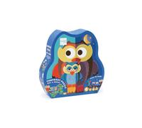 Puzzle 2 Faces - Hibou Jour-nuit 39 Pièces Multicolor TU