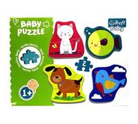Trefl Puzzle 2 pièces – 4 Baby Puzzles en carton multicolore CE FSC