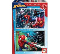 Educa - 2 Puzzles de 100 pièces per Enfant | Spiderman. Composé de Grandes pièces Parfaitement finies. Recommandé à partir de 4 Ans (18101)