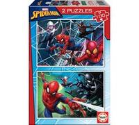 Educa - 2 Puzzles de 100 pièces per Enfant | Spiderman. Composé de Grandes pièces Parfaitement finies. Recommandé à partir de 4 Ans (18101)