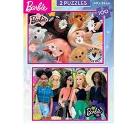 Puzzle 2 x 100 pièces : Barbie