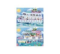 Puzzle 2 x 100 pièces : Interieur de Bateau