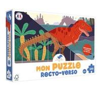Puzzle 2 x 100 pièces Mon puzzle recto-verso T-Rex