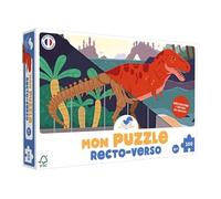 Puzzle 2 x 100 pièces Mon puzzle recto-verso T-Rex
