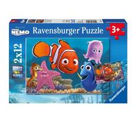 Puzzle 2 x 12 pièces : Némo le petit fugueur