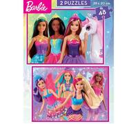 Puzzle 2 x 48 pièces : Barbie