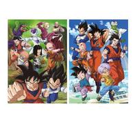 Educa - Dragon Ball | 2 Puzzles emballent avec 500 pièces chacun. Mesure: 34 x 48 cm. À partir de 11 Ans (19915)