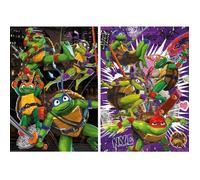 Puzzle 2 x 500 pièces - EDUCA - Tortue Ninja - 34 x 48 cm - Pour enfants - À partir de 10 ans