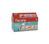 Apli Kids 16485 Boite Puzzle maisonnette sur Le thème du Train