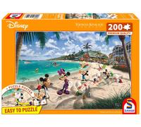 Puzzle 200 elementów. Kinkade. Myszka Miki i Minnie na Florydzie Schmidt Spiele