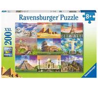 Puzzle 200 elementów. Monumentalne budynki Ravensburger