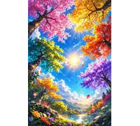 Puzzle 200 Pièces Adulte Paysage Printanier - Puzzle Classique Grand Format 35x25 cm - Jeu de Patience et d'Adresse en Famille - Idée Cadeau et Magnifique Décoration Murale