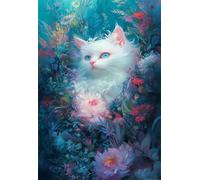 Puzzle 200 Pieces Adultes Animaux Chatons Fleurs 35 x 25 cm Puzzle Adulte Jeu éducatif défi Jouet Puzzle Impossible 200 Pièces Puzzles