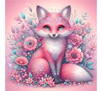 Puzzle 200 Pièces Adultes Animaux Roses, Puzzle Adulte 200 Pieces, Relax Puzzles Jeux, Bricolage Puzzles Classiques pour Décoration Maison Cadeaux 28x28cm/11x11inch