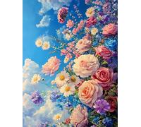 Puzzle 200 Pièces Adultes Beau Bouquet de Fleurs 35x25cm 200 Pièces Puzzles pour Adultes Jeu éducatif défi Jouet, Puzzle Impossible pour Toute la Famille