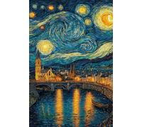 Puzzle 200 Pièces Adultes Cité Ciel Étoilé, Défis Amusants Parfait pour la Détente Créativité, Puzzle 200 Pieces 35 x 25 cm