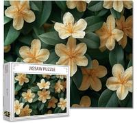 Puzzle 200 Pieces Adultes Fleur Jigsaw Puzzles Classiques Impossible Qualité SupéRieure Bois Panorama Art, Stimulent La Logique et La Concentration avec Une IdéE Cadeau Homme et Femme 35x25cm G-8