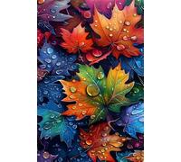 Puzzle 200 Pieces Adultes Gouttes d'eau Feuille D'Érable 35 x 25 cm Puzzle Adulte Jeu éducatif défi Jouet Puzzle Impossible 200 Pièces Puzzles