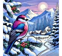 Puzzle 200 Pièces Adultes Paysage d'hiver, Jeu éducatif Défi Jouets Divertissement Créatif, Puzzle Adulte 200 Pieces 28x28 cm