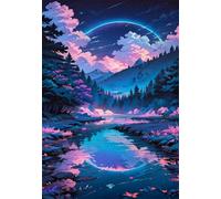 Puzzle 200 Pièces Adultes Paysage Jungle 35 x 25 cm Puzzles pour Adultes Activité Ludique et Créative Développe la Patience et la Dextérité Puzzle Adulte 200 Pièces